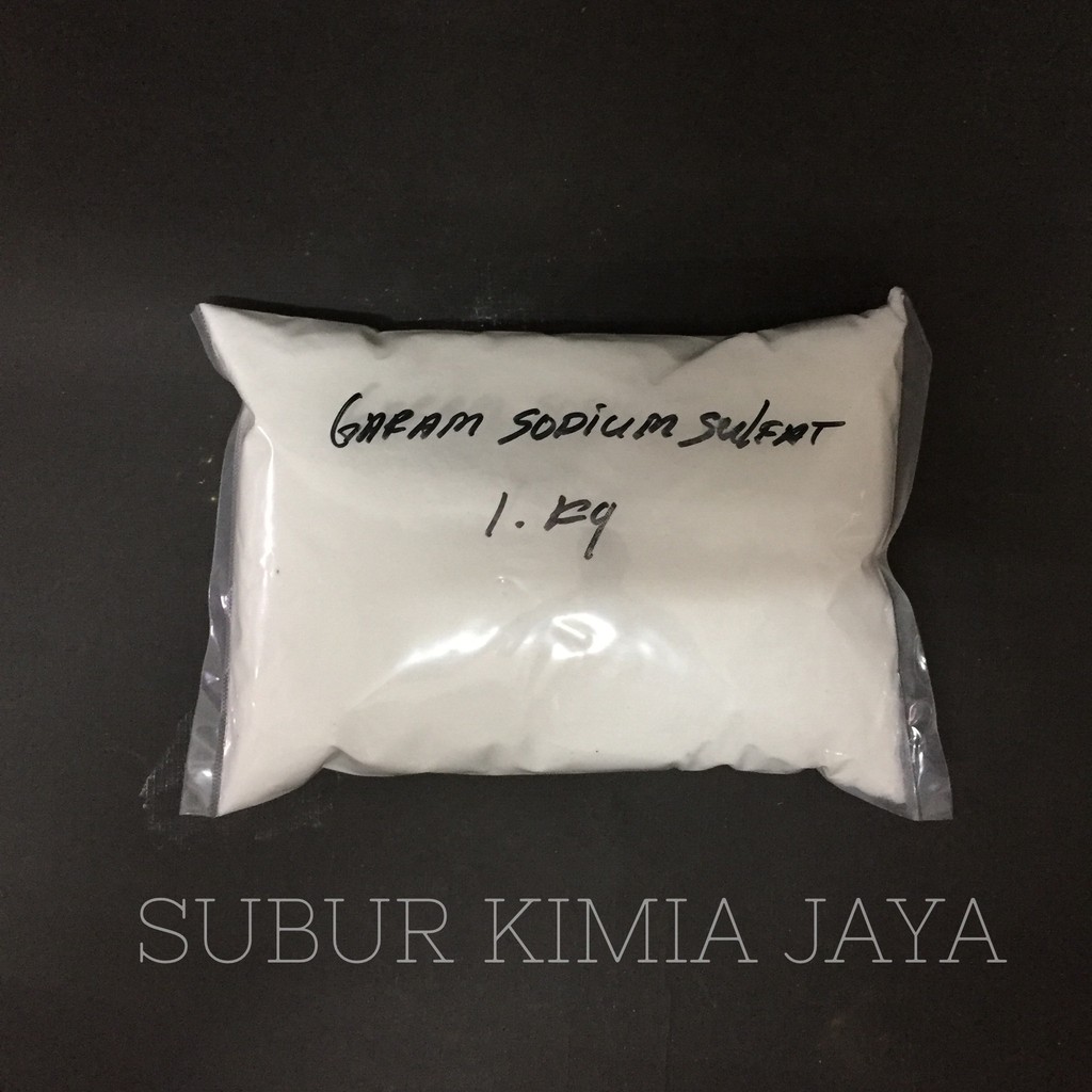 Jual Sodium Sulfate Natrium Sulfate Na2SO4 1 Kg Shopee Indonesia