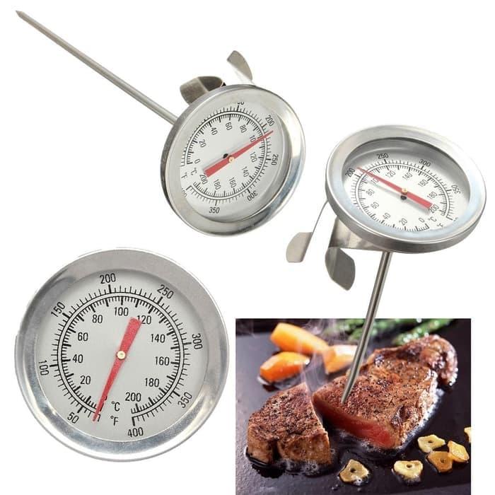 Jual (BAHAN STAINLESS PREMIUM) Termometer Masak Mekanik Jarum Pengukur ...