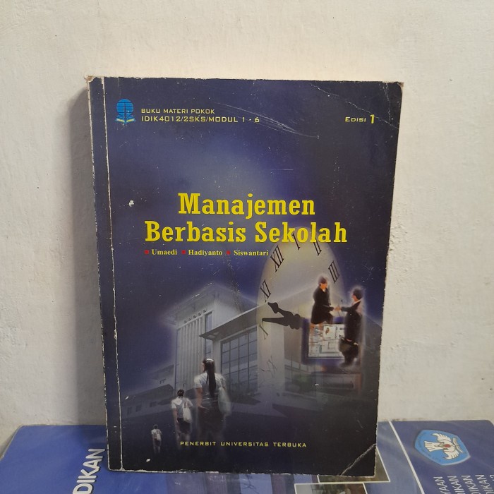 Jual ORIGINAL BUKU Manajemen Berbasis Sekolah Karangan Umaedi Hadiyanto ...