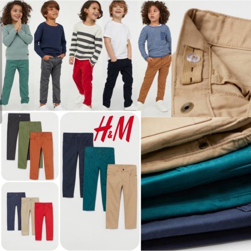 Little M Ribbed Waist Celana Panjang Denim Anak Laki-Laki main image 0