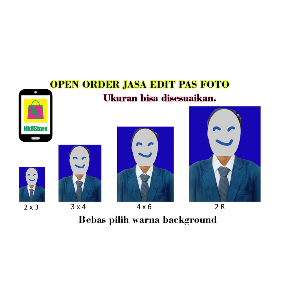 Jual Jasa desain pas foto profesional | Shopee Indonesia