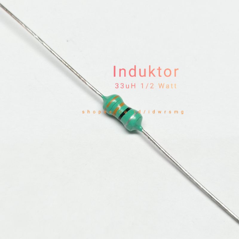 Jual Induktor Axial 33uH 0.5watt Induktor Color Ring 33 uH 1/2 watt ...