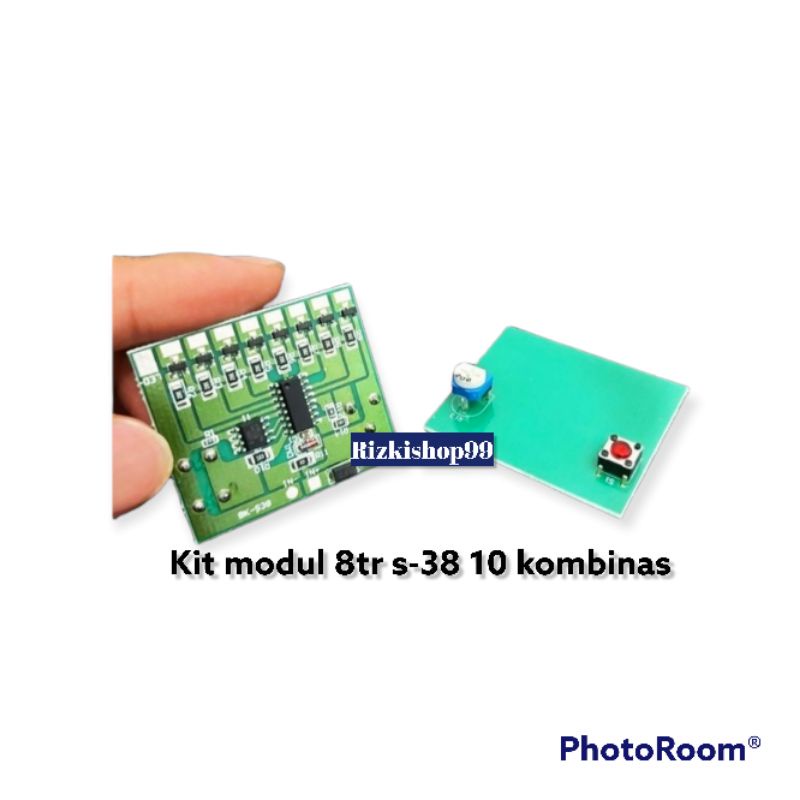 Jual kit lampu led 8TR S-38 10 kombinasi DC 12V-24V | Shopee Indonesia