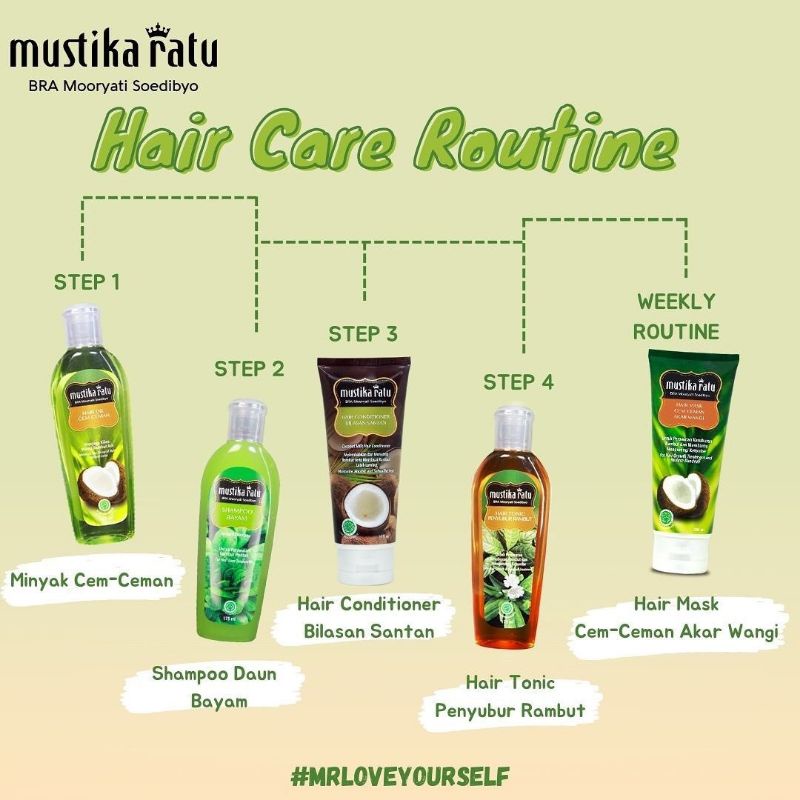 Jual MUSTIKA RATU Hair Care Routine / Minyak Cem-ceman / Bilasan Santan /  Hair Tonic / Hair Mask | Shopee Indonesia