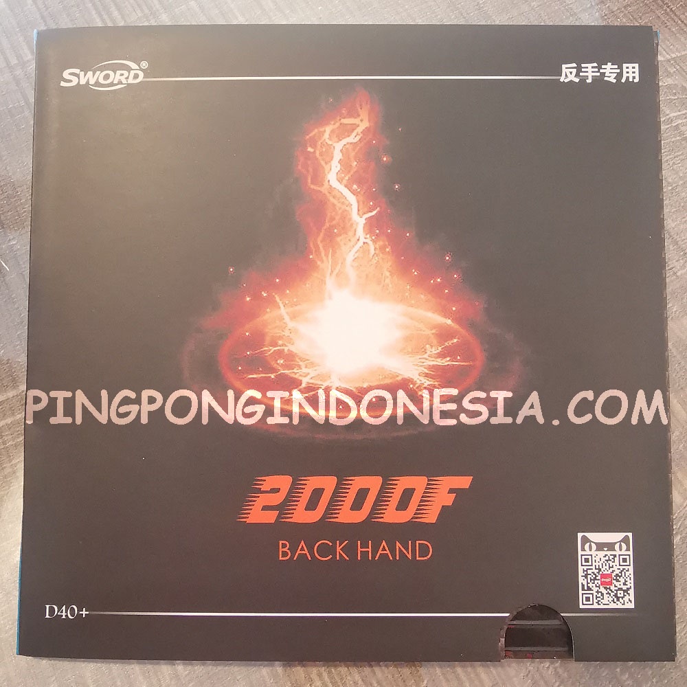 Jual Sword 2000F Backhand-Rubber Karet Pingpong 2000-F Back Hand Tenis ...
