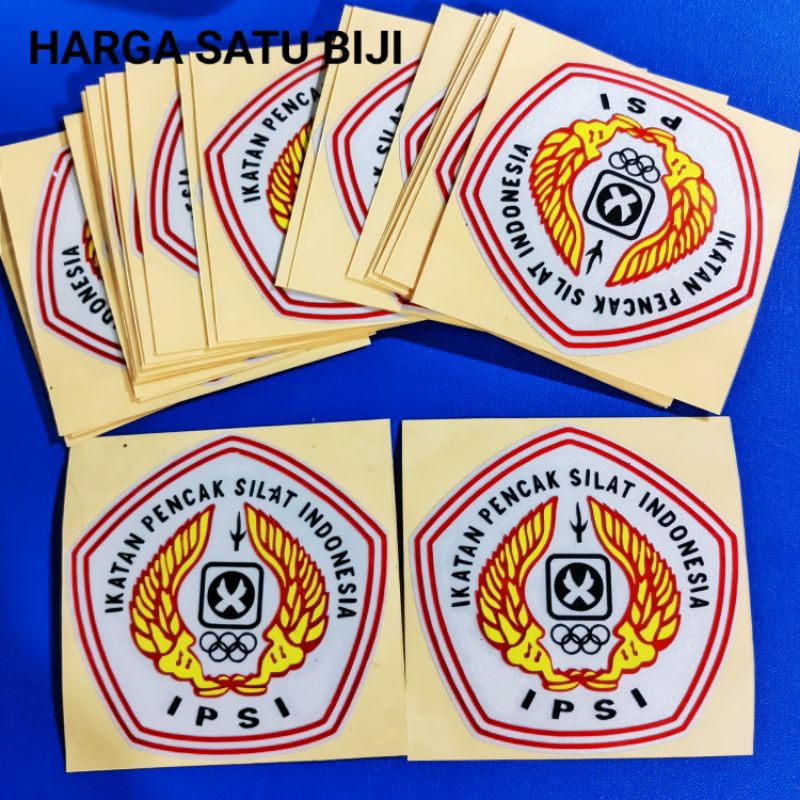 Jual Stiker SILAT stiker IPSI timbul posfor bijian | Shopee Indonesia