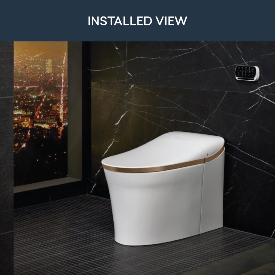 Jual Kohler Eir Intelligent Toilet Sunrise Gold K-77795MY-SG-0 / Kohler ...