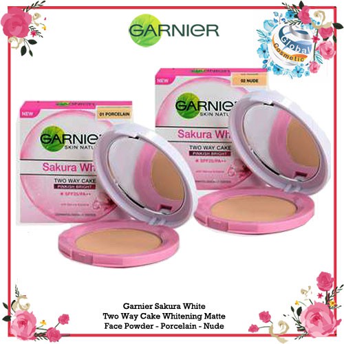 Jual Garnier Sakura White Face Powder Porcelain/Nude Shopee Indonesia