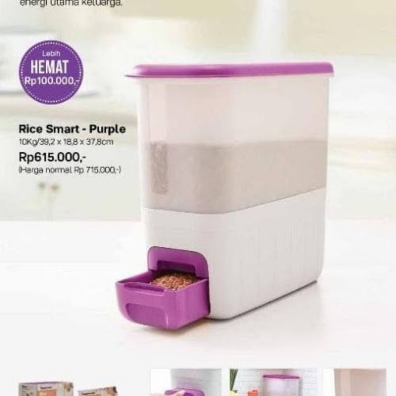 Jual RICE SMART TUPPERWARE 10KG | Shopee Indonesia