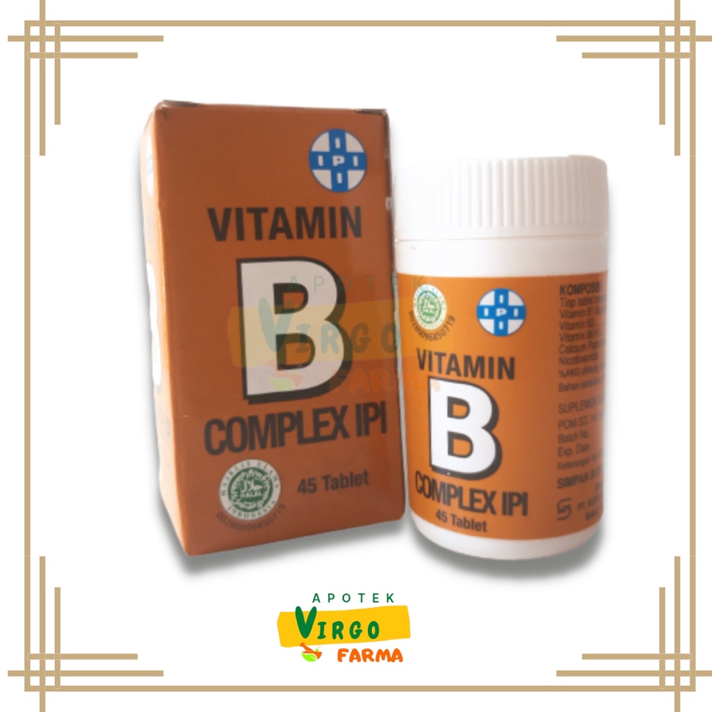 Jual Vitamin B Complex Ipi Tablet Shopee Indonesia