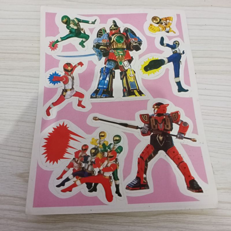 Jual STIKER POWER RANGERS ASLI TAHUN 90an | Shopee Indonesia