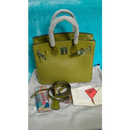 Jual Hermes Birkin 25 Vert Amande Togo PHW Z Original dengan Harga Terbaik