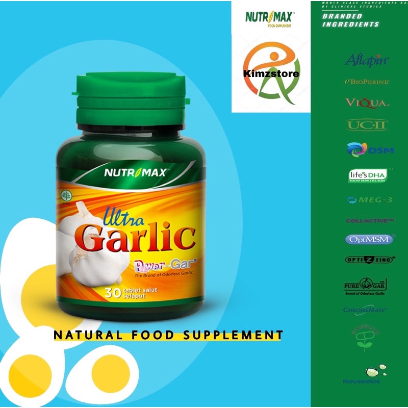 Jual Nutrimax Ultra Garlic 30 Tablet / Penurun kolesterol / Hipertensi ...