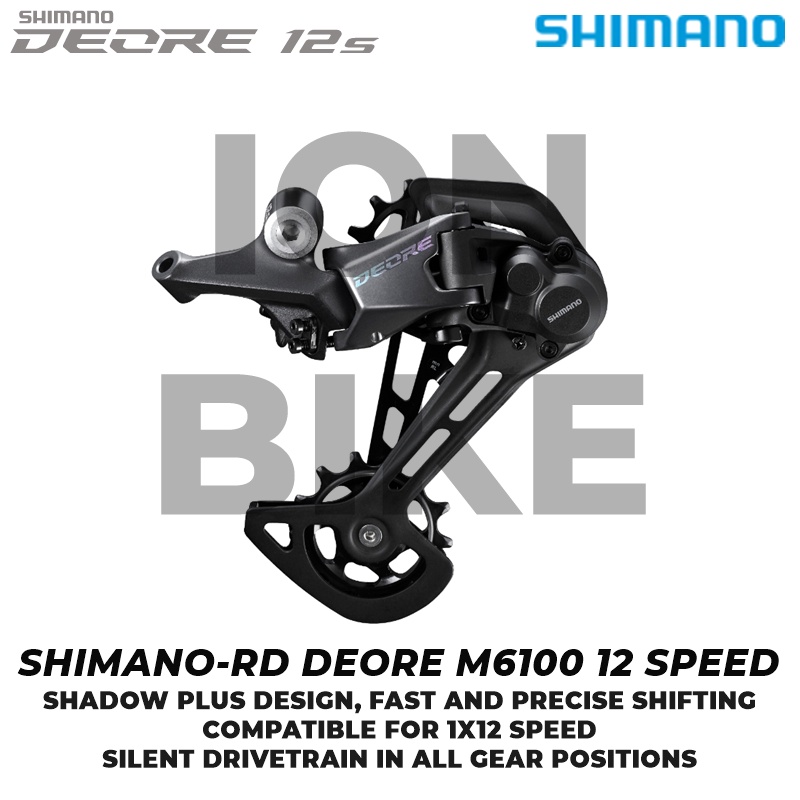 Jual RD Shimano Deore M6100 SGS Long Cage 12 Speed Shadow Plus Original ...