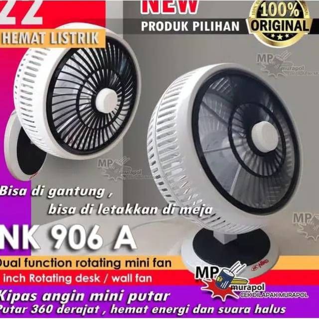 Jual KIPAS ANGIN NIKO FAN ELECTRIC LISTRIK ELEKTRIK 9 INCH ROTARI ...