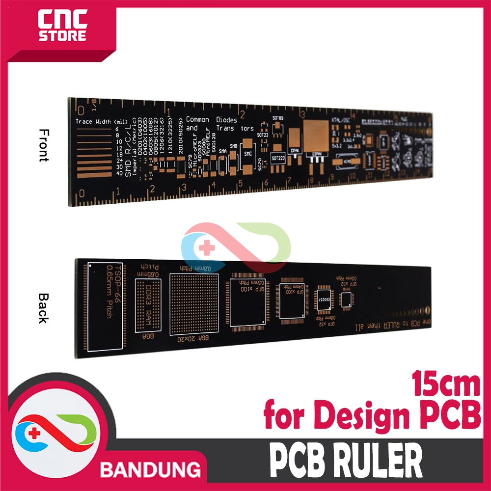 Jual PCB RULER 15 CM PENGGARIS PCB UNTUK REFERENSI DESAIN PCB | Shopee