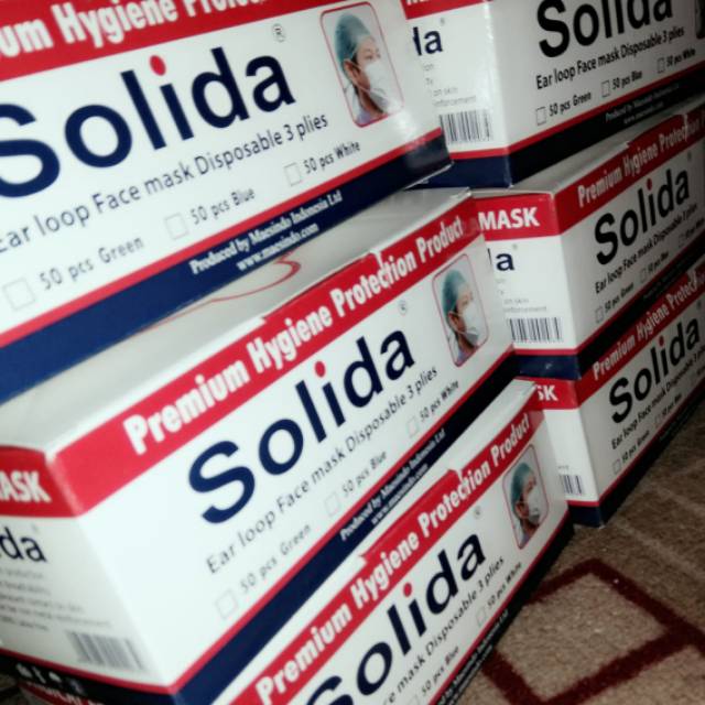 Jual masker Solida earloop ( cantol ) | Shopee Indonesia