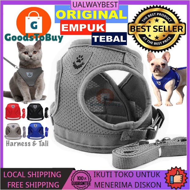 Jual HARNESS HEWANKUH ROMPI HARNES TALI KUCING TALI ANJING YANG BISA ...