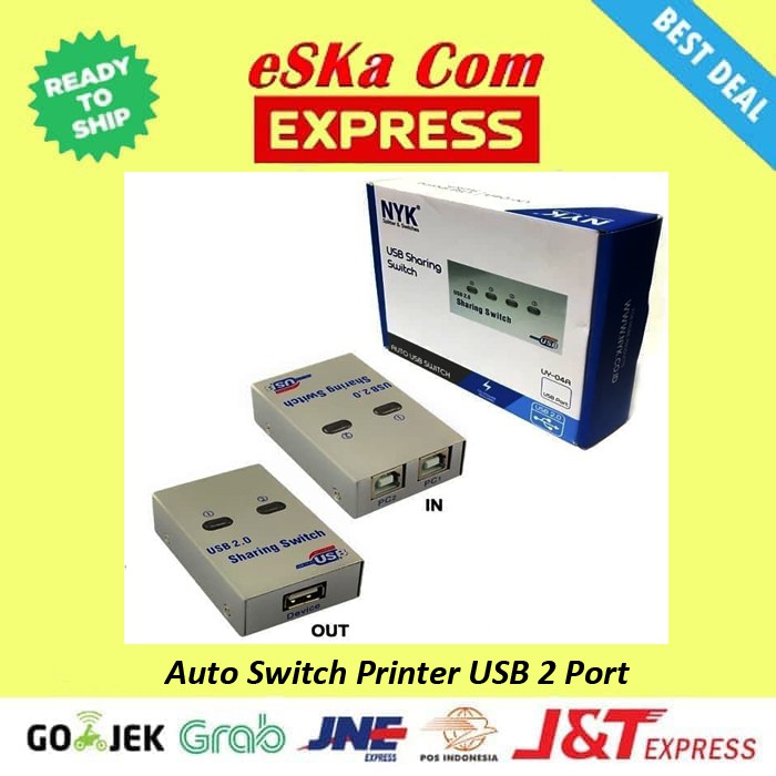 Jual Auto Switch Printer USB 2 Port | Shopee Indonesia