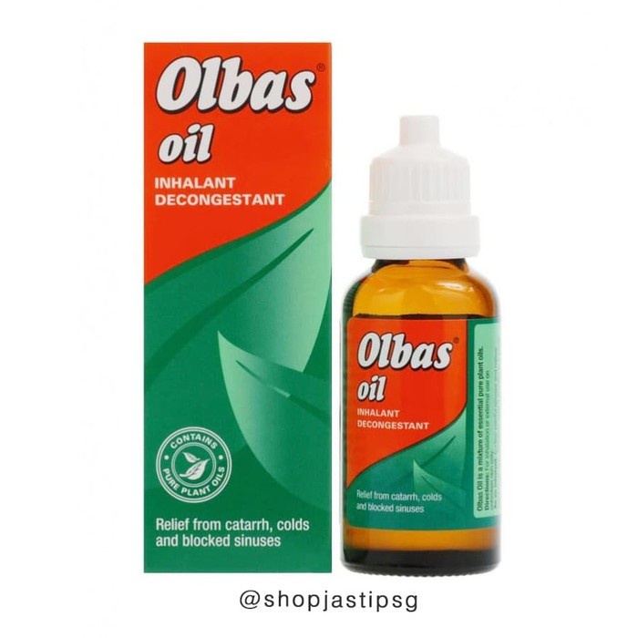 Jual 30ml Olbas Inhalant Decongestant Oil Sinus Pilek & Flu impor ...