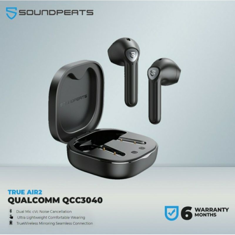 Jual SoundPEATS TrueAir 2 True Wireless Earbuds Stereo In Ear Original ...