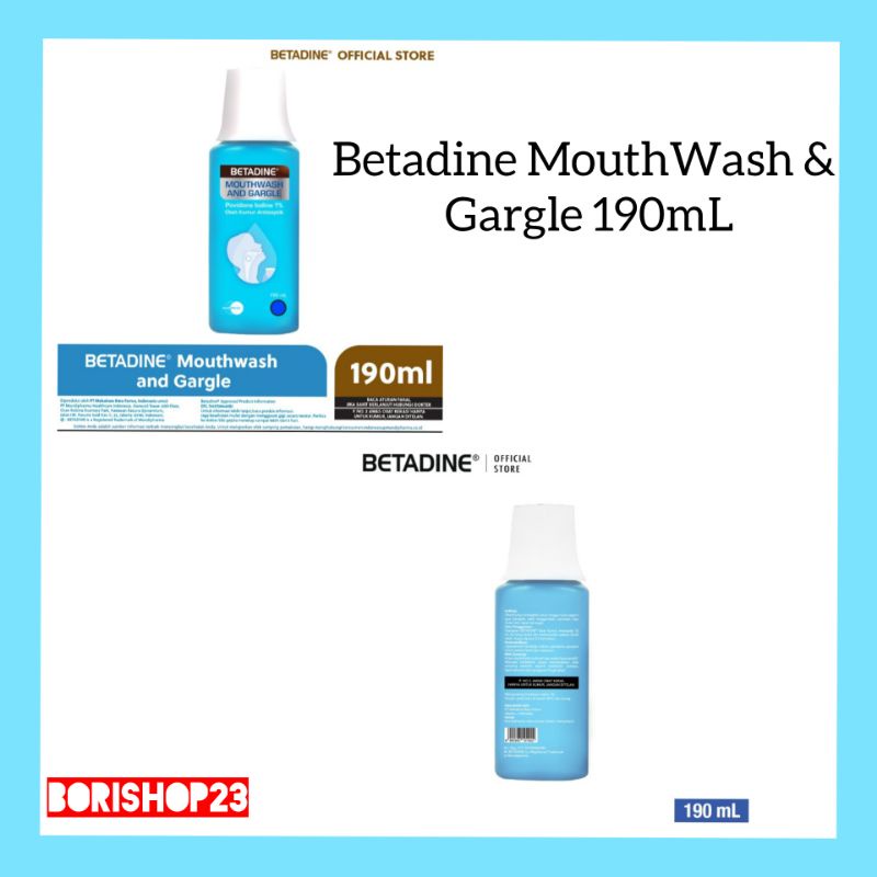 Jual BETADINE MOUTHWASH & GARGLE BOTOL Shopee Indonesia