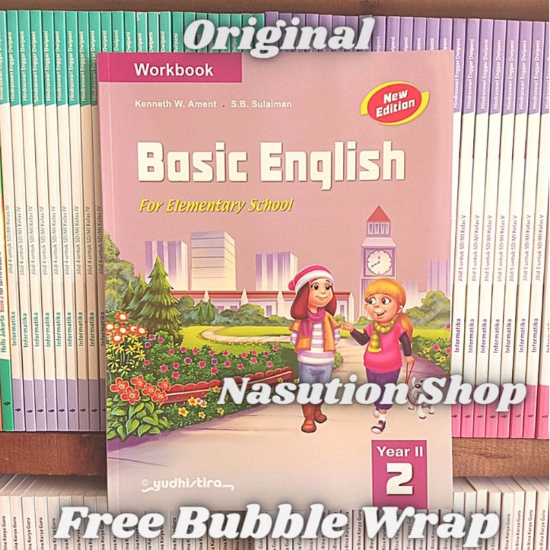 Jual Workbook Basic English Kelas 1,2,3,4,5,6 SD Yudhistira New Edition ...