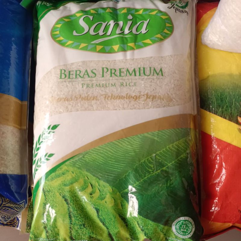 Jual Beras premium Sania 5kg-CGS | Shopee Indonesia