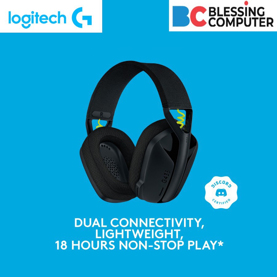 Jual Logitech G435 Lightspeed Wireless Gaming Headset Ultra Light