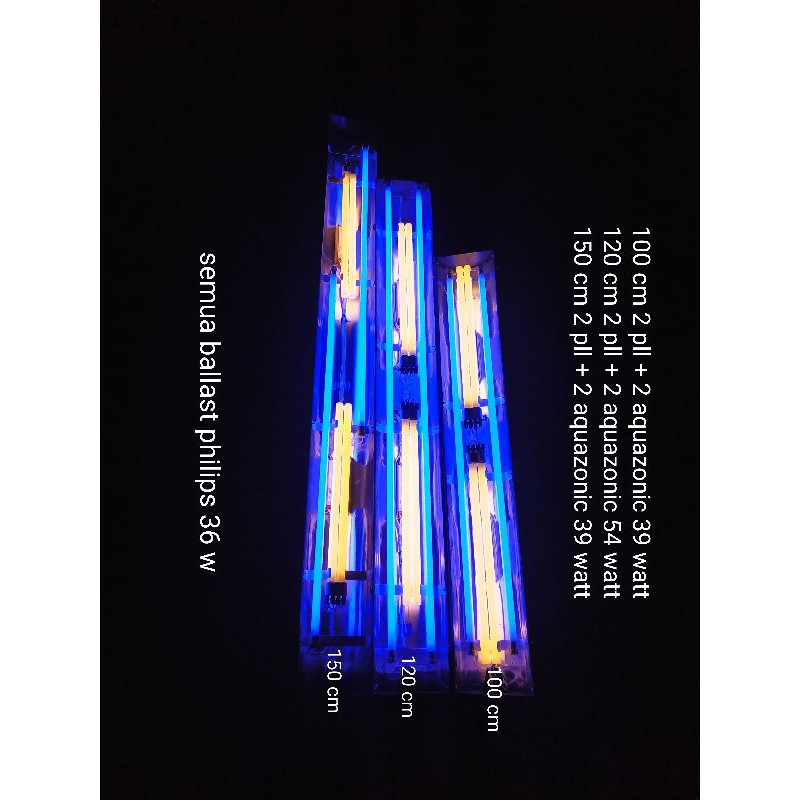 Jual Lampu Hard tanning arwana pll + aquazonic 100 cm | 120 cm | 150 cm ...