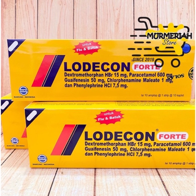 Jual LODECON FORTE BOX 100 Kaplet-Obat Batuk, Flu & Demam | Shopee ...