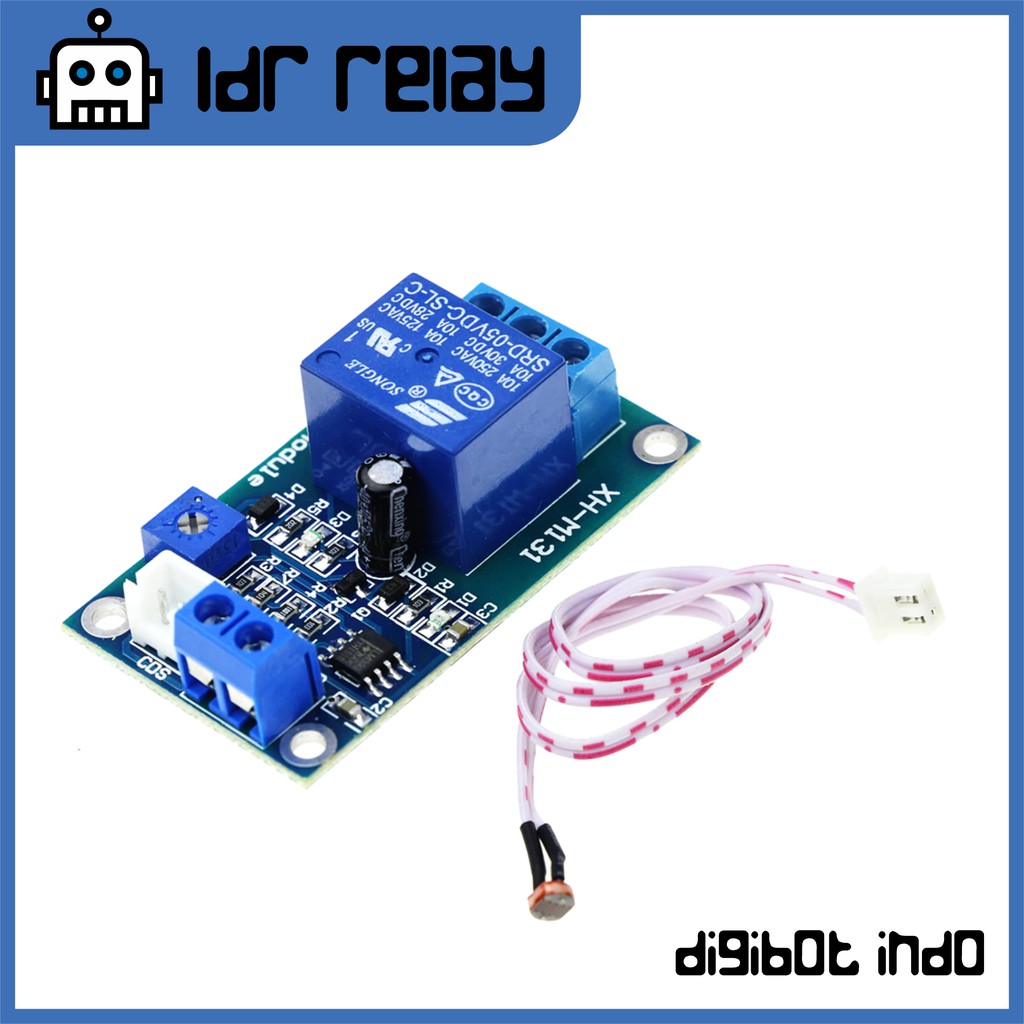 Jual Relay LDR 1 Channel 12V DC V2 - Photoresistor | Shopee Indonesia