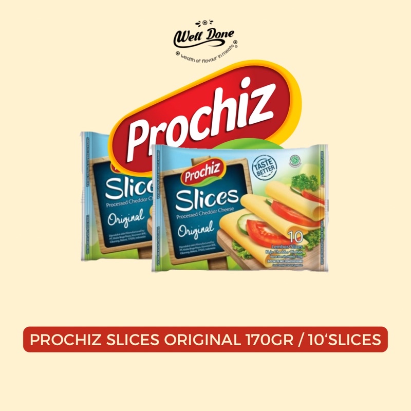 Jual Prochiz Cheese Slices 170gr | Shopee Indonesia