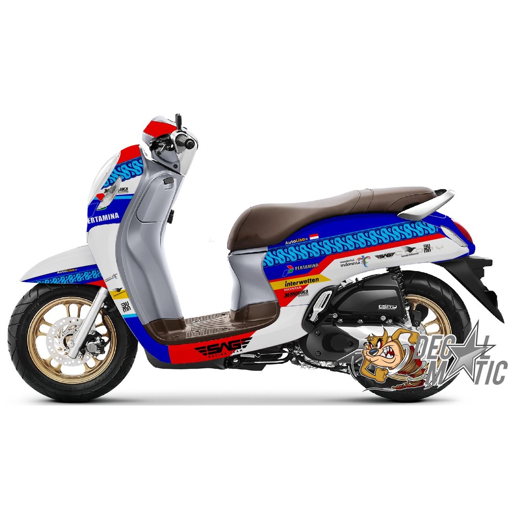 Jual Sticker Full Body Stiker Decal Scoopy Pertamina