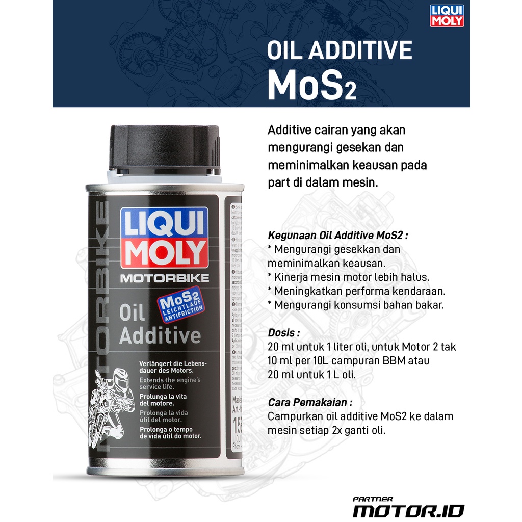 Jual Liqui Moly Oil Additive MoS2 Shopee Indonesia