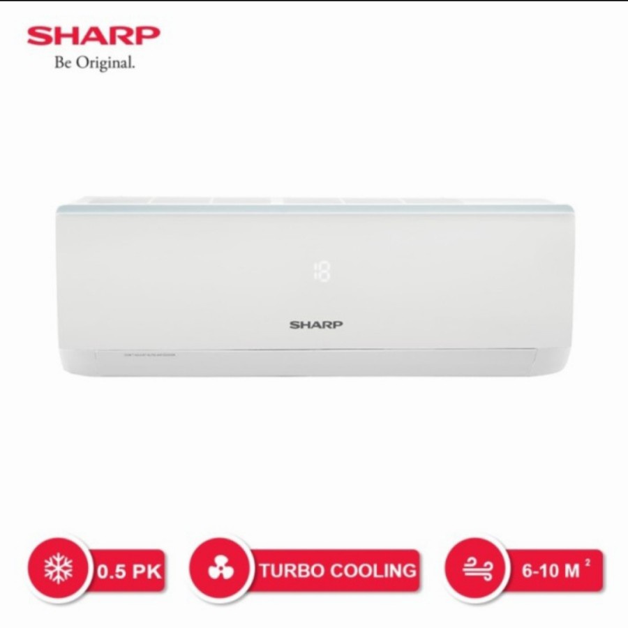 Jual AC SHARP 1/2 pk inverter AH-A06bey | Shopee Indonesia
