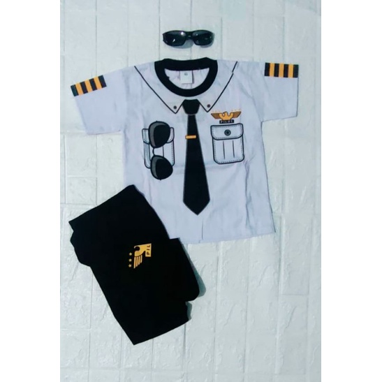 Jual SETELAN BAJU ANAK (BONUS KACA MATA )KOSTUM PILOT/KOSTUM PEMADAM ...