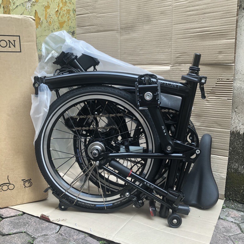 Jual Brompton M6L Black Edition Black with Dynamo Lightning | Shopee ...