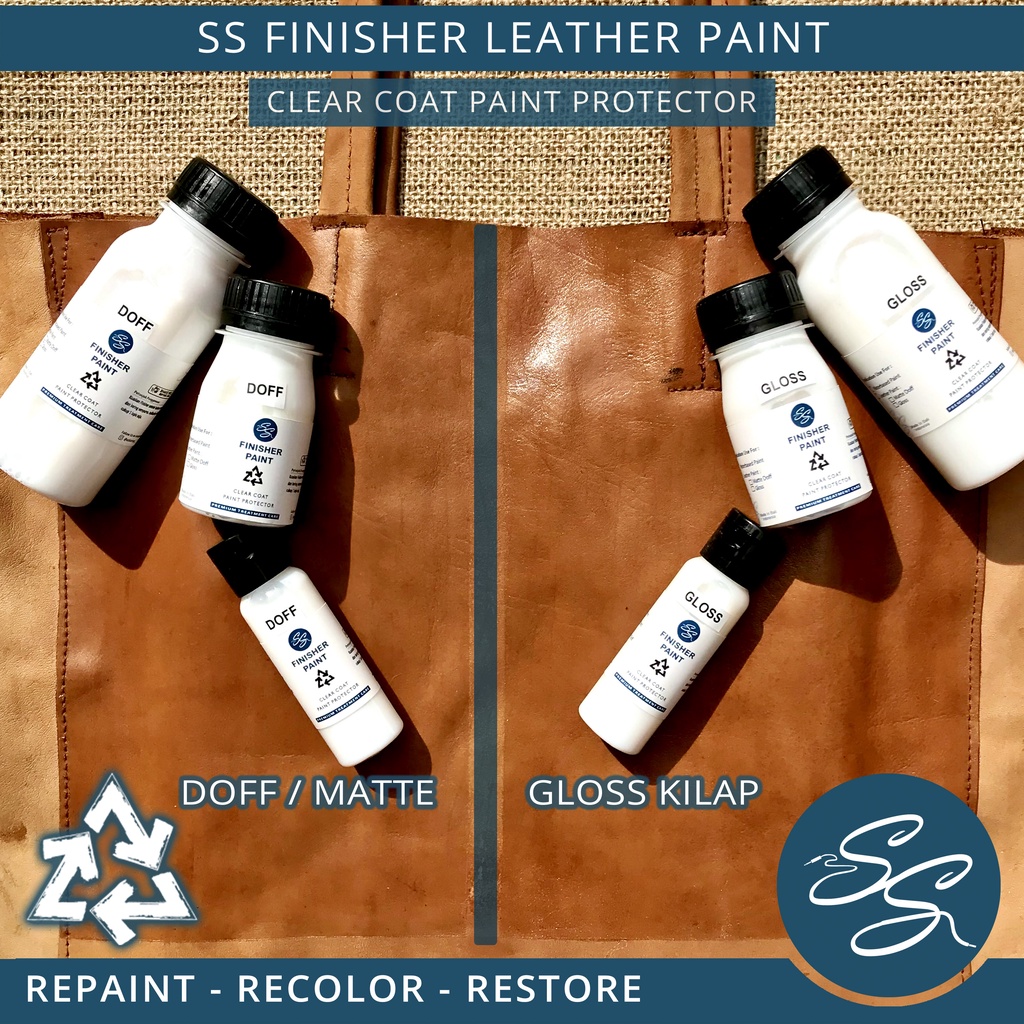 clear leather paint