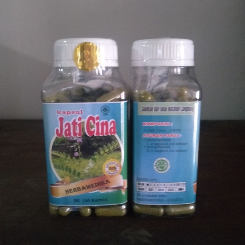 Kapsul Jati Cina Herbamedika isi 120 Kapsul