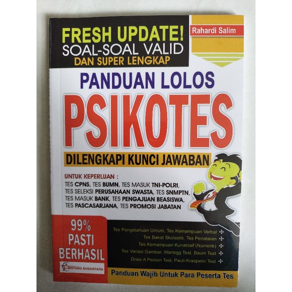 Jual Panduan Lolos Psikotes Dilengkapi Kunci Jawaban Shopee Indonesia