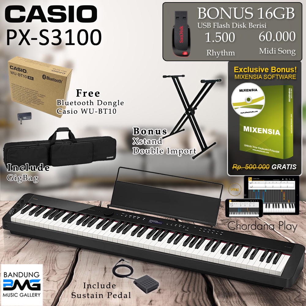 CASIO CDP-S300（Jual Casio Privia PX S3100 Digital Piano / PXS 