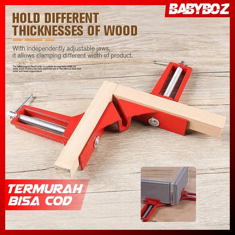 Jual Taffware Corner Clamp Penjepit Sudut Frame Kaca Kayu Angle 90 ...