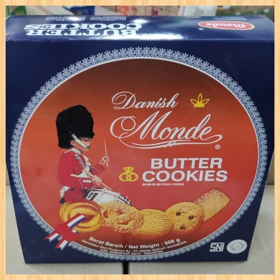 Jual MONDE BUTTER COOKIES KALENG 454GR termasuk bubble wrap Shopee Indonesia