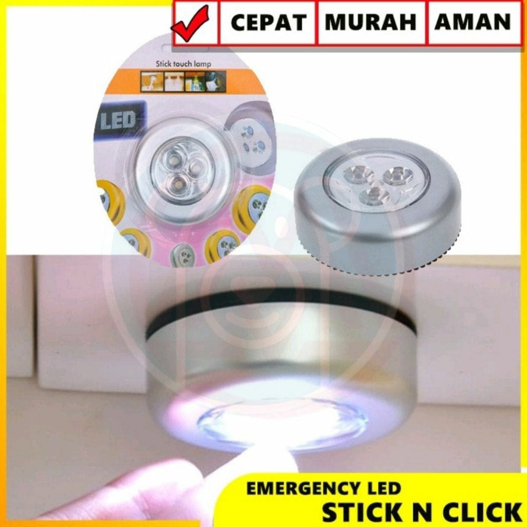 Jual Lampu LED Emergency Lamp Senter Stick Click Touch | Shopee Indonesia