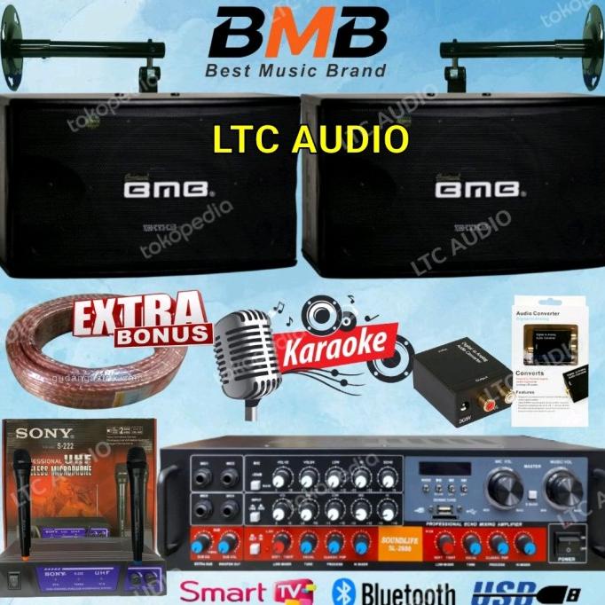 Jual PAKET SOUND SYSTEM KARAOKE SET BMB ORIGINAL 10 INC ( MEDIUM 2