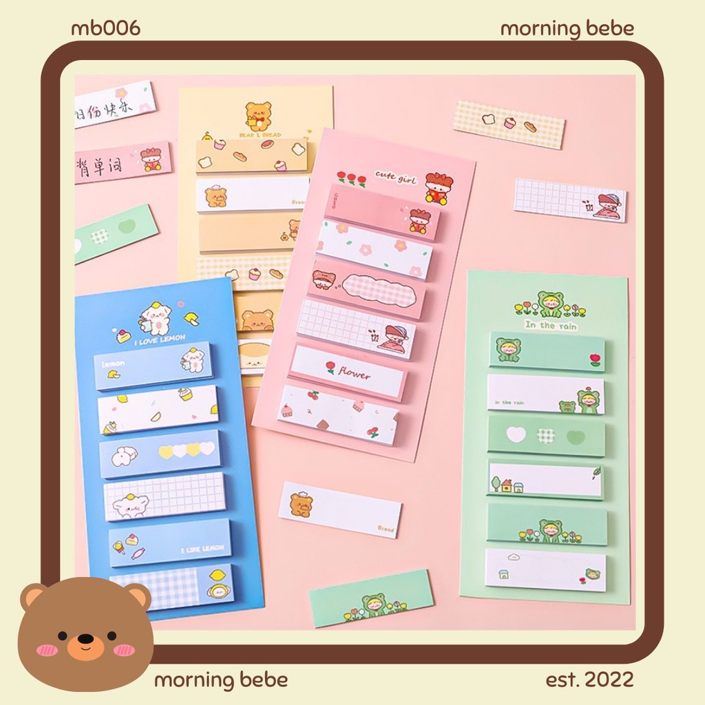 Jual MB006 STICKY NOTE LUCU / MINI STICKY NOTES / STICKY NOTE KARAKTER ...