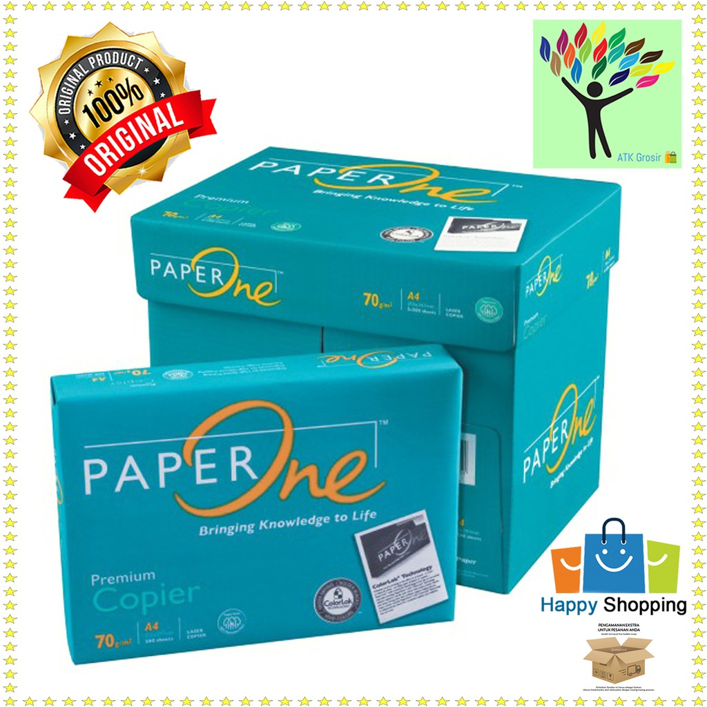 Jual Kertas HVS A4 75gsm - Paperone | Shopee Indonesia