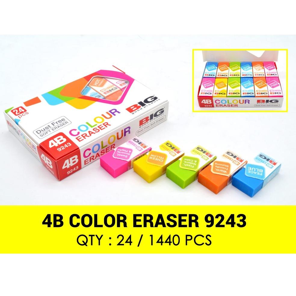 Jual FREE ONGKIR 1 PACK PENGHAPUS BESAR B24 9243 WARNA BIG / STIP WARNA ...