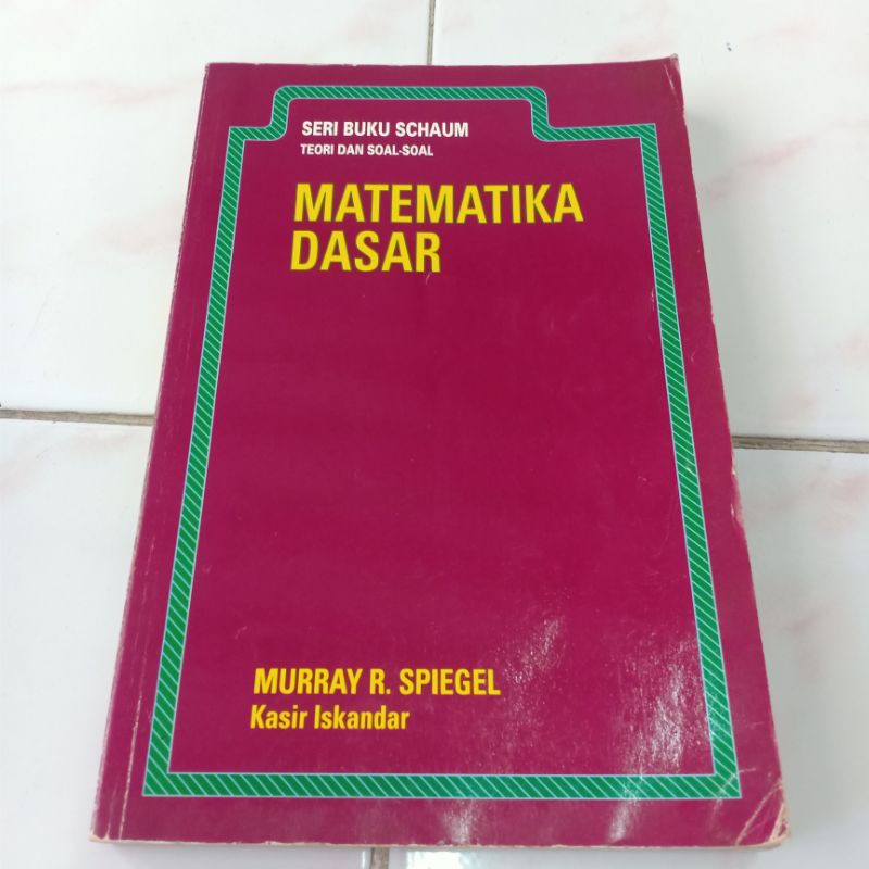 Jual Buku Matematika Dasar - Seri Buku Schaum (Bekas) | Shopee Indonesia